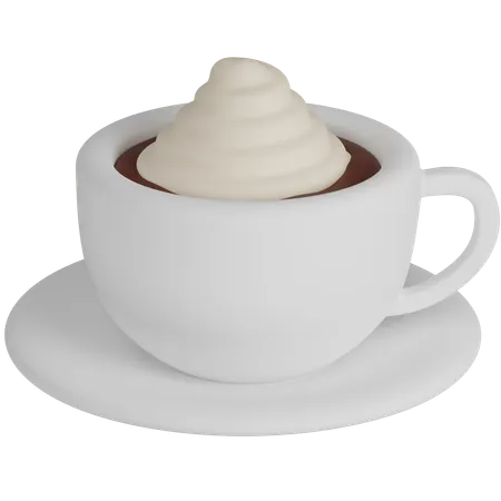 크림 커피  3D Icon
