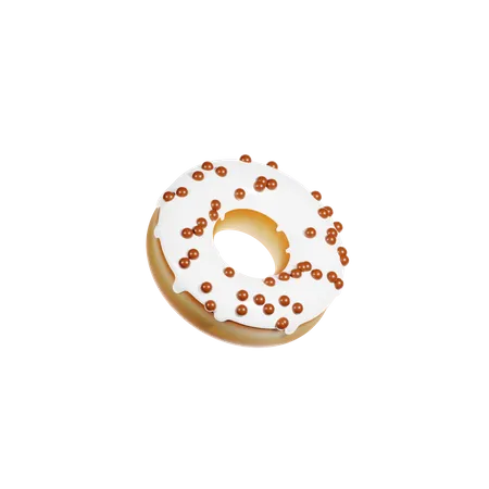 Cream Donut  3D Icon