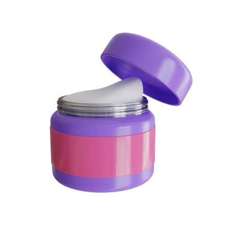 Cream Face  3D Icon