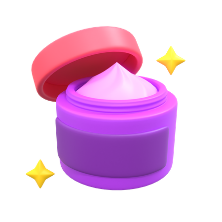 Cream Jar  3D Icon