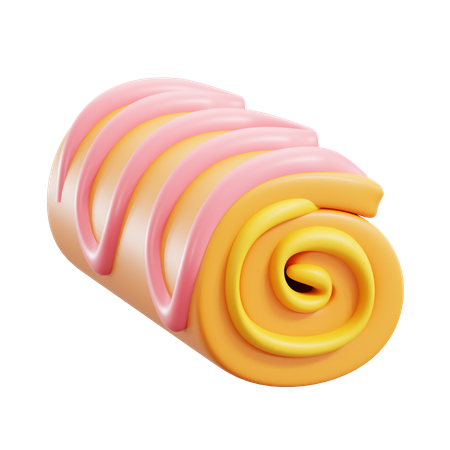 Cream Roll  3D Icon