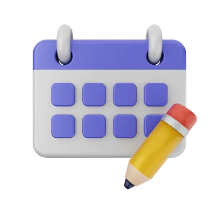 Crear calendario  3D Icon