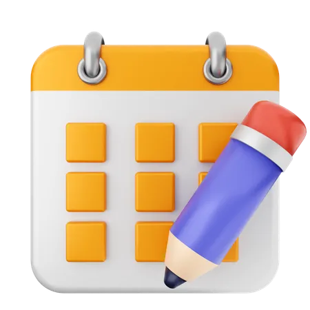 Crear calendario  3D Icon