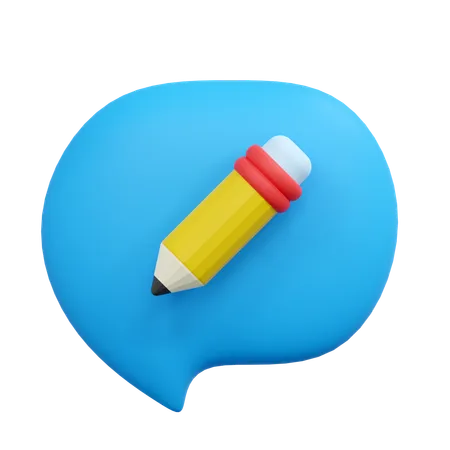 Crear chat  3D Icon