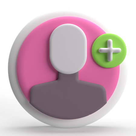 Create Account  3D Icon