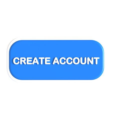 Create Account Button  3D Icon