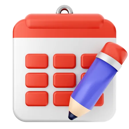 Create Calendar  3D Icon