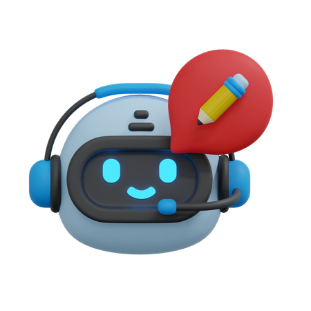 Create chatbot  3D Icon