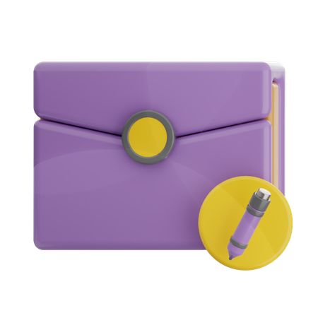 Create Email  3D Icon