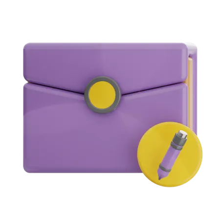 Create Email  3D Icon