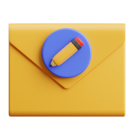 Create Email  3D Icon