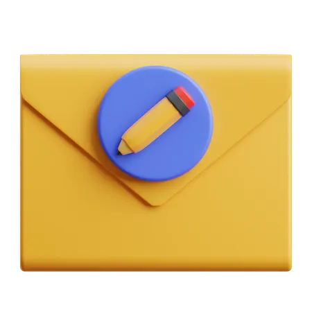 Create Email  3D Icon