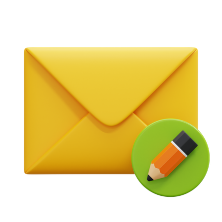 Create Email  3D Icon