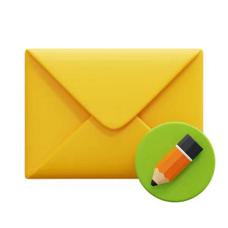 Create Email  3D Icon