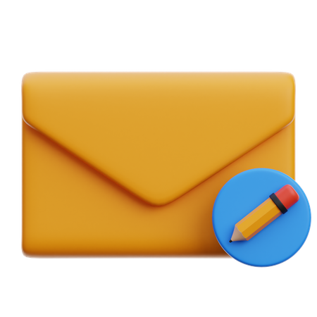 Create Email  3D Icon