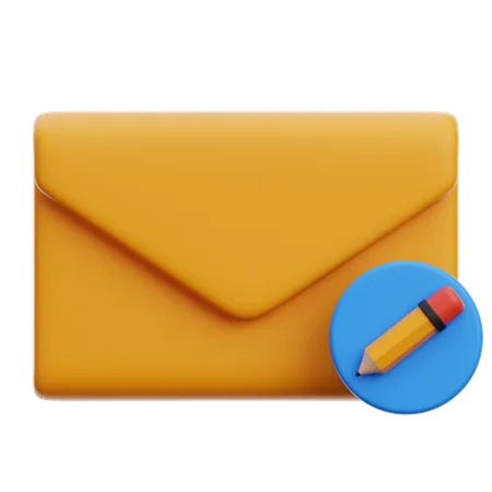 Create Email  3D Icon