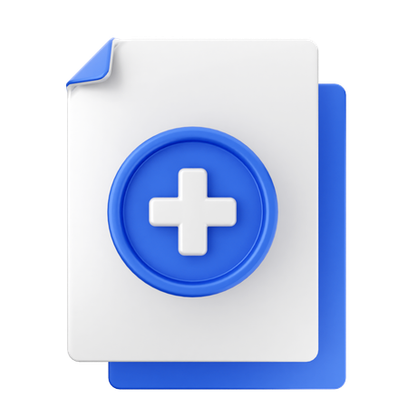 Create File  3D Icon