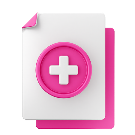 Create File  3D Icon