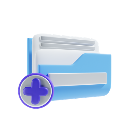Create folder  3D Icon