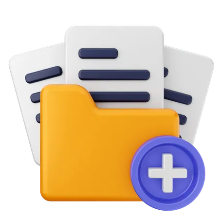 Create Folder  3D Icon