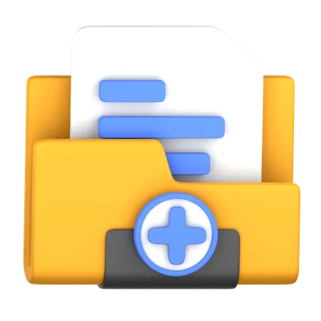 Create Folder  3D Icon