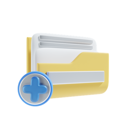 Create folder  3D Icon