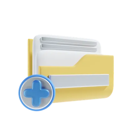 Create folder  3D Icon