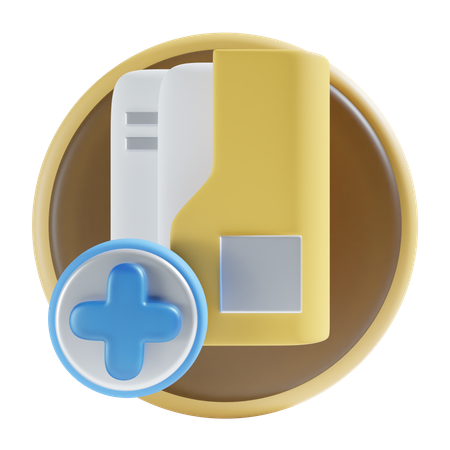 Create folder  3D Icon