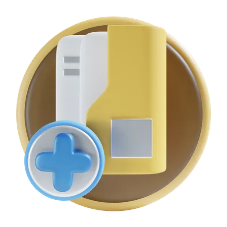 Create folder  3D Icon