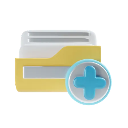 Create folder  3D Icon