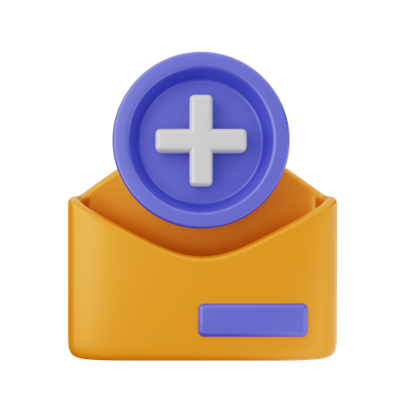 Create Mail  3D Icon