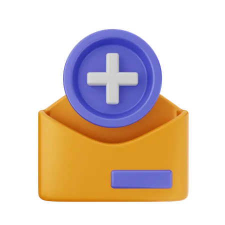 Create Mail  3D Icon