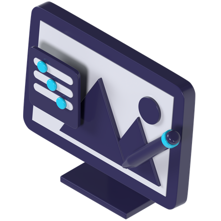 Création de sites web  3D Icon