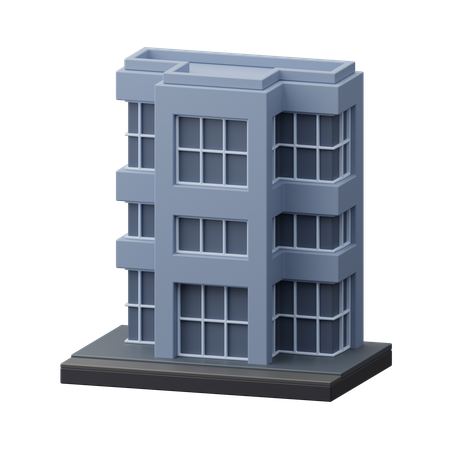 Bâtiment d'affaires  3D Icon