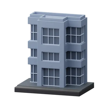 Bâtiment d'affaires  3D Icon