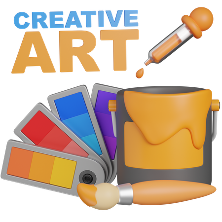 CREATIVE ART  3D Icon
