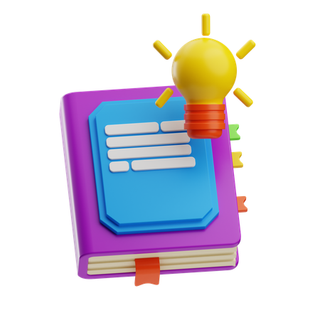 창의적인 책  3D Icon