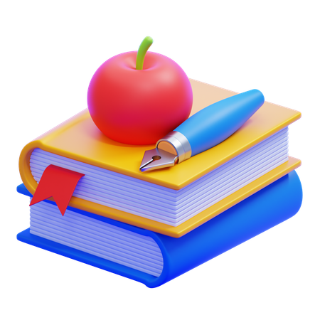 창의적인 책  3D Icon