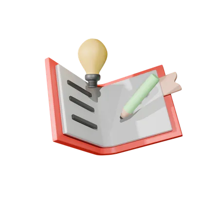 Creative Book  3D Icon