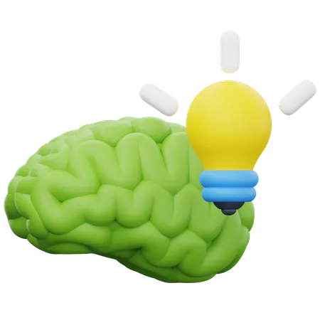 Creative Brain  3D Icon