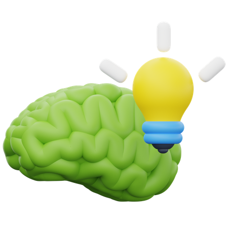 Creative Brain  3D Icon