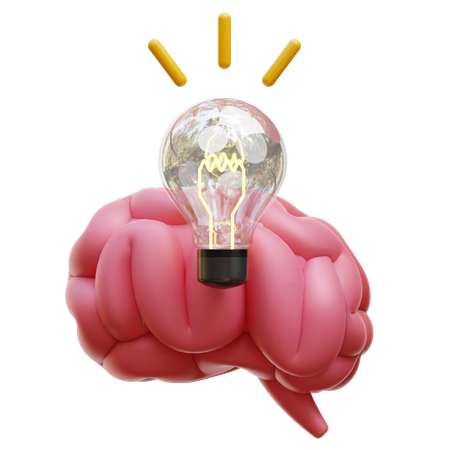Creative Brain  3D Icon