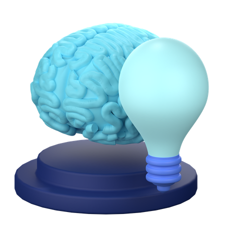 Creative Brain  3D Icon