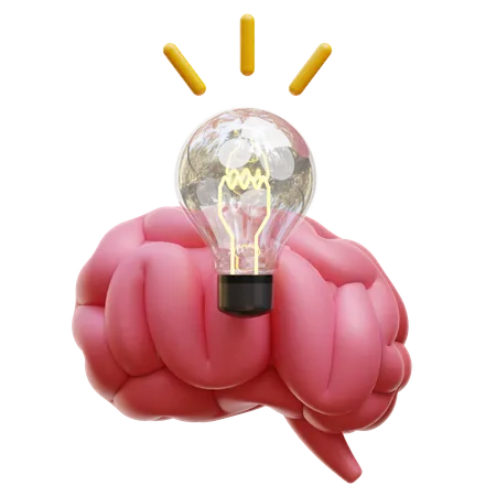 Creative Brain 3D Illustration