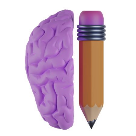 Creative Brain  3D Icon