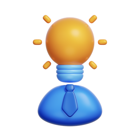 創造的なビジネスアイデア  3D Icon