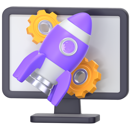 Creative Business Startup  3D Icon