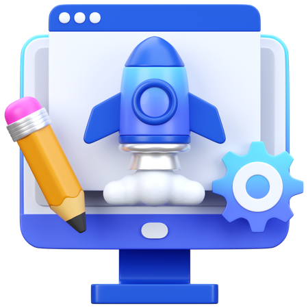 Creative Business Startup  3D Icon