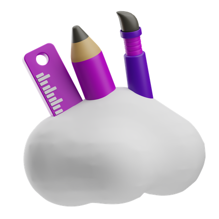 Creative Cloud  3D Icon