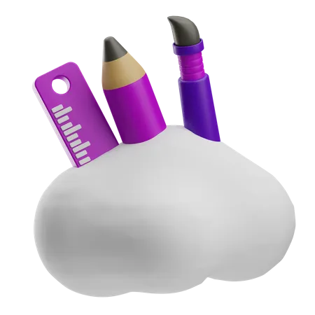 Creative Cloud  3D Icon